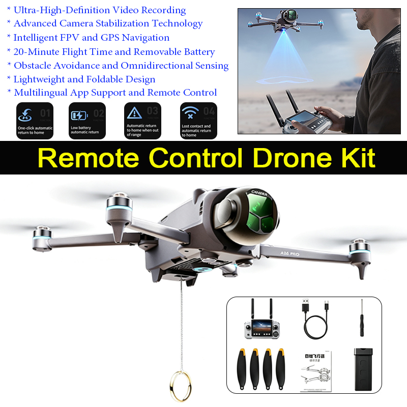 4,5 inç Büyük Ekranlı Uzaktan  - Drone Gps Mount incelemesi ve fiyatı