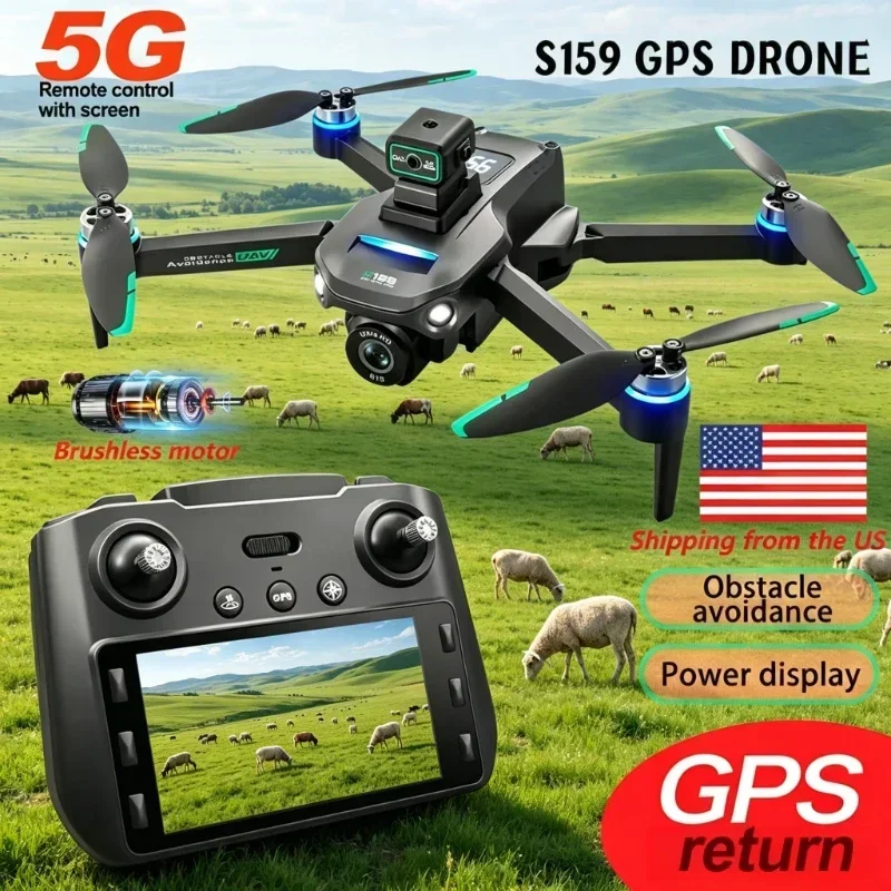 S159 GPS Drone, HD Çift Kamera - Drone Gps Mount incelemesi ve fiyatı